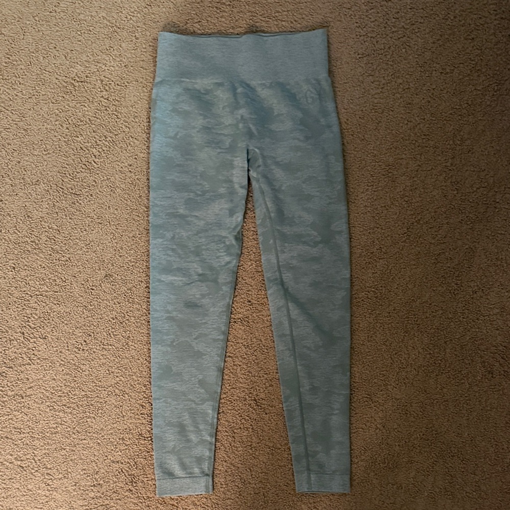 Gymshark green Camouflage Leggings